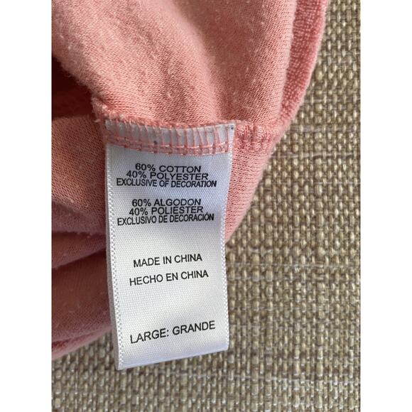 ON GOSSAMER Peach Hooded Swimsuit Coverup with Elastic Waist Cotton Blend L - Picture 8 of 10